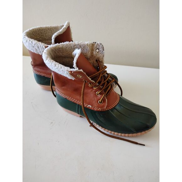 Twisted Becca Winter Insulated Duck Boots Waterproof Sherpa Lined Women’s Size 7 - Picture 4 of 6